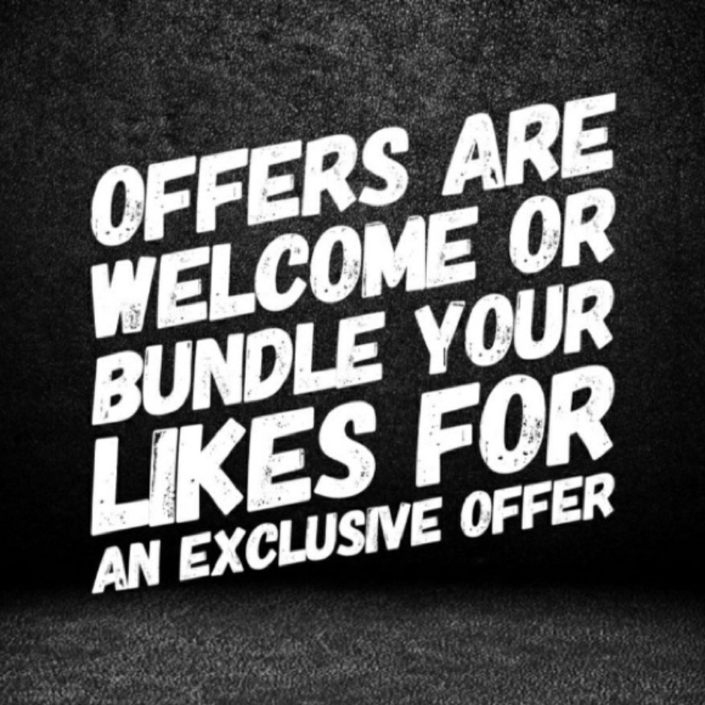 If you like something, send me an offer